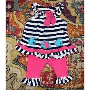 Nannette Girls Blue/Pink Outfit (18M)